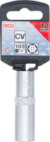 BGS Steckschlüssel-Einsatz Sechskant, tief | Antrieb Innenvierkant 10 mm (3/8") | SW 12 mm