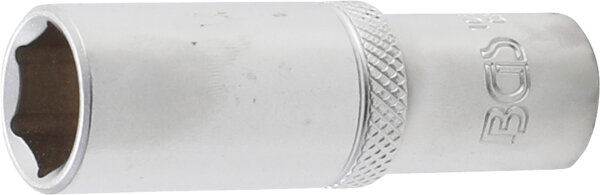 BGS Steckschlüssel-Einsatz Sechskant, tief | Antrieb Innenvierkant 10 mm (3/8") | SW 14 mm
