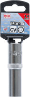 BGS Steckschlüssel-Einsatz Sechskant, tief | Antrieb Innenvierkant 12,5 mm (1/2") | SW 14 mm