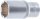 BGS Steckschlüssel-Einsatz Sechskant, tief | Antrieb Innenvierkant 12,5 mm (1/2") | SW 30 mm