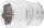BGS Steckschlüssel-Einsatz Sechskant | Antrieb Innenvierkant 10 mm (3/8") | SW 15 mm