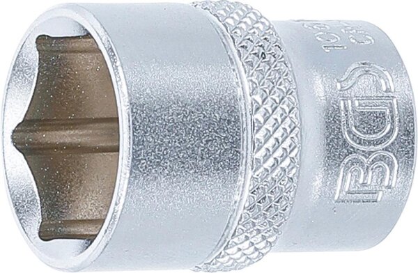 BGS Steckschlüssel-Einsatz Sechskant | Antrieb Innenvierkant 10 mm (3/8") | SW 16 mm