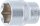 BGS Steckschlüssel-Einsatz Sechskant | Antrieb Innenvierkant 10 mm (3/8") | SW 16 mm