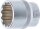 BGS Steckschlüssel-Einsatz Zwölfkant | Antrieb Innenvierkant 12,5 mm (1/2") | SW 28 mm