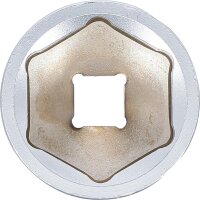 BGS Steckschlüssel-Einsatz Sechskant | Antrieb Innenvierkant 10 mm (3/8") | SW 27 mm