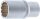 BGS Steckschlüssel-Einsatz Zwölfkant, tief | Antrieb Innenvierkant 12,5 mm (1/2") | SW 28 mm
