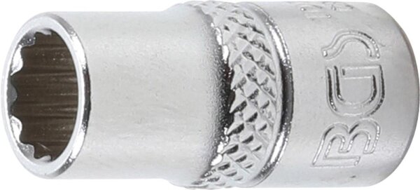BGS Steckschlüssel-Einsatz Zwölfkant | Antrieb Innenvierkant 6,3 mm (1/4") | SW 7 mm