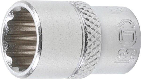 BGS Steckschlüssel-Einsatz Zwölfkant | Antrieb Innenvierkant 6,3 mm (1/4") | SW 11 mm