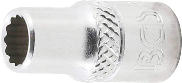 BGS Steckschlüssel-Einsatz Zwölfkant | Antrieb Innenvierkant 6,3 mm (1/4") | SW 1/4"