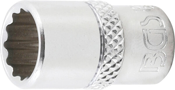 BGS Steckschlüssel-Einsatz Zwölfkant | Antrieb Innenvierkant 6,3 mm (1/4") | SW 3/8"