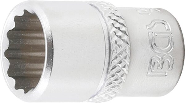 BGS Steckschlüssel-Einsatz Zwölfkant | Antrieb Innenvierkant 6,3 mm (1/4") | SW 7/16"