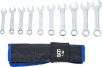 BGS Maul-Ringschlüssel-Satz | extra kurz | SW 10 - 19 mm | 10-tlg.
