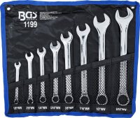 BGS Maul-Ringschlüssel-Satz | Zollgrößen | SW 1/8" - 9/16" Withworth | 8-tlg.