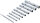 BGS Rohrsteckschlüssel-Satz | SW 6 x 7 - 20 x 22 mm | 9-tlg.