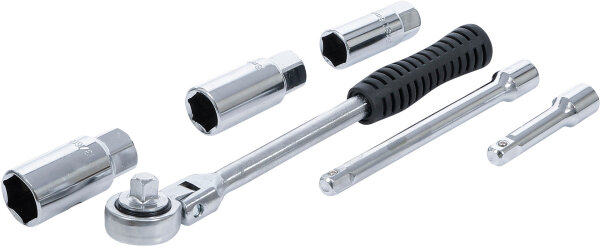 BGS Diy Zündkerzen-Werkzeug-Satz | Antrieb 10 mm (3/8") | 6-tlg.