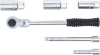 BGS Diy Zündkerzen-Werkzeug-Satz | Antrieb 10 mm (3/8") | 6-tlg.