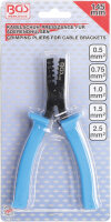 BGS Kabelschuh-Presszange | für Aderendhülsen 0,5 - 2,5 mm²