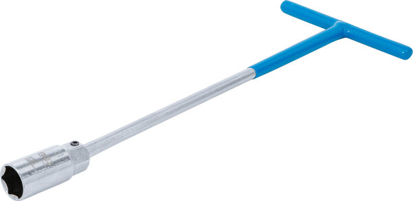 BGS Zündkerzenschlüssel mit T-Griff, Kugelgelenk | SW 20,8 mm