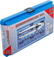 BGS Stirnlochschlüssel-Satz | verstellbar | Ø 2,5 - 9 mm