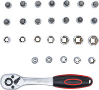 BGS Diy Steckschlüssel-Satz | Antrieb 6,3 mm (1/4") | SW 4 - 13 mm | 27-tlg.