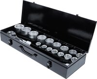 BGS Diy Steckschlüssel-Satz | Antrieb 20 mm (3/4") | SW 19 - 50 mm | 20-tlg.