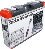 BGS Diy Steckschlüssel-Satz | Antrieb 6,3 mm (1/4") / 10 mm (3/8") / 12,5 mm (1/2") | 216-tlg.