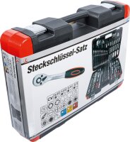 BGS Diy Steckschlüssel-Satz | Antrieb 6,3 mm (1/4") / 10 mm (3/8") / 12,5 mm (1/2") | 176-tlg.