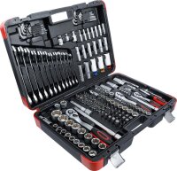 BGS Diy Steckschlüssel-Satz | Antrieb 6,3 mm (1/4") / 10 mm (3/8") / 12,5 mm (1/2") | 176-tlg.
