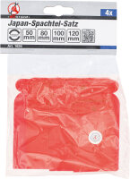 BGS Diy Japan-Spachtel-Satz | Kunststoff | 50 / 80 / 100 / 120 mm | 4-tlg.