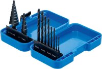 BGS Stufenbohrer- und Spiralbohrer-Satz | HSS | 4 - 12 / 4 - 20 mm | 2 - 5 mm | 10-tlg.