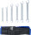 BGS Offener Doppel-Ringschlüssel-Satz | SW 8 x 9 - 18 x 19 mm | 6-tlg.
