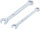 BGS Offener Doppel-Ringschlüssel-Satz | SW 10 x 11 / 12 x 13 mm | 2-tlg.
