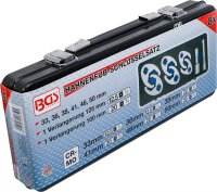 BGS Hahnenfußschlüssel-Satz | Antrieb Innenvierkant 12,5 mm (1/2") / 20 mm (3/4") | 8-tlg.