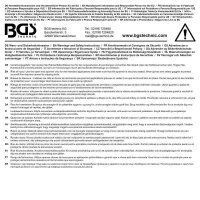 BGS Hahnenfußschlüssel-Satz | Antrieb Innenvierkant 12,5 mm (1/2") / 20 mm (3/4") | 8-tlg.