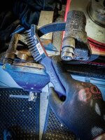 BGS Bremssattelbürste | gebogen | 230 mm