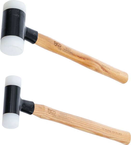 BGS Schonhammer-Satz | Hickory-Stiel | rückschlagfrei | Ø 30 / 45 mm | 300 / 550 g | 2-tlg.