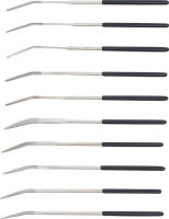 BGS Diamant-Lochfeilen-Satz | gebogen | 140 x 3 mm | 10-tlg.