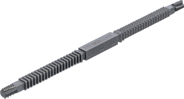 BGS Gewindefeile | Innen und Außengewinde | metrisch 0,80 - 3,00 mm