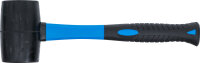 BGS Gummihammer | Fiberglasstiel | schwarzer Kopf | Ø 60 mm | 500 g
