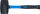 BGS Gummihammer | Fiberglasstiel | schwarzer Kopf | Ø 70 mm | 900 g