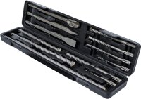 BGS Diy Hammer-, Bohrer- und Meißel-Satz | SDS-Schaft, Hartmetallspitze | 5 - 20 mm | 12-tlg.