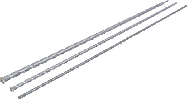 BGS Diy Mauer-Durchbruch-Bohrer-Satz | SDS-Schaft | 12 / 16 / 24 mm | 3-tlg.