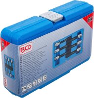 BGS Steckschlüssel-Einsatz-Satz E-Profil, extra lang | Antrieb Innenvierkant 12,5 mm (1/2") | SW E10 - E20 | 6-tlg.