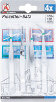 BGS Diy Pinzetten-Satz | 105 - 120 mm | 4-tlg.