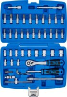 BGS Steckschlüssel-Satz | Antrieb 6,3 mm (1/4") | Zollgrößen | 46-tlg.