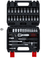 BGS Diy Steckschlüssel-Satz | Antrieb 6,3 mm (1/4") | 46-tlg.