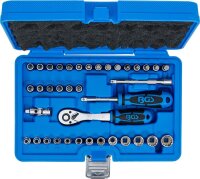 BGS Steckschlüssel-Satz Gear Lock | Antrieb 6,3 mm (1/4") | 38-tlg.