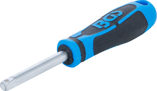 BGS Drehgriff | Abtrieb Außenvierkant 6,3 mm (1/4") | 150 mm