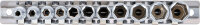 BGS Steckschlüssel-Einsatz-Satz Sechskant, tief | Antrieb Innenvierkant 6,3 mm (1/4") | SW 4 - 13 mm | 11-tlg.