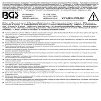 BGS Steckschlüssel-Einsatz-Satz Sechskant, tief | Antrieb Innenvierkant 10 mm (3/8") | SW 8 - 19 mm | 11-tlg.